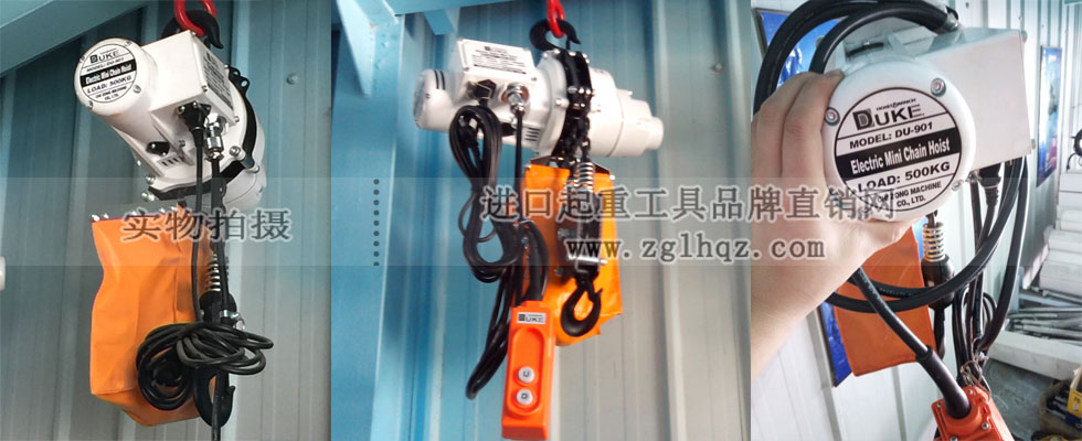 DU-901迷你環(huán)鏈電動葫蘆實物圖