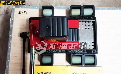 EAGLE JACK FR-TL帶滑動輪爪式千斤頂實物圖二