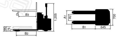 SDH型電動(dòng)液壓搬運(yùn)車產(chǎn)品圖